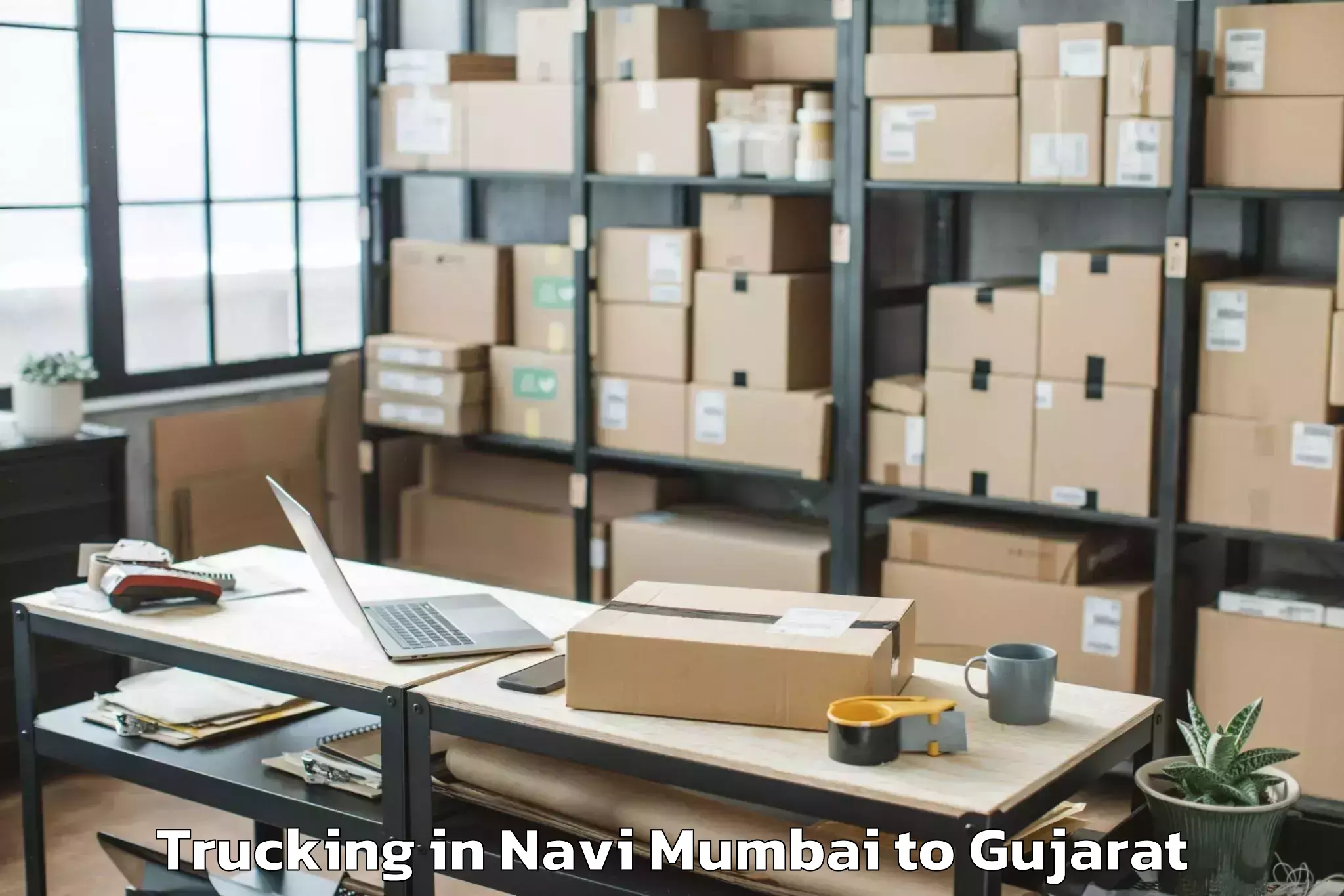 Book Navi Mumbai to Dhanpur Trucking